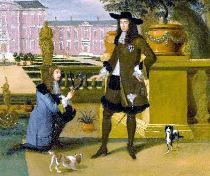 John Rose Presenting King Charles II with a pineapple